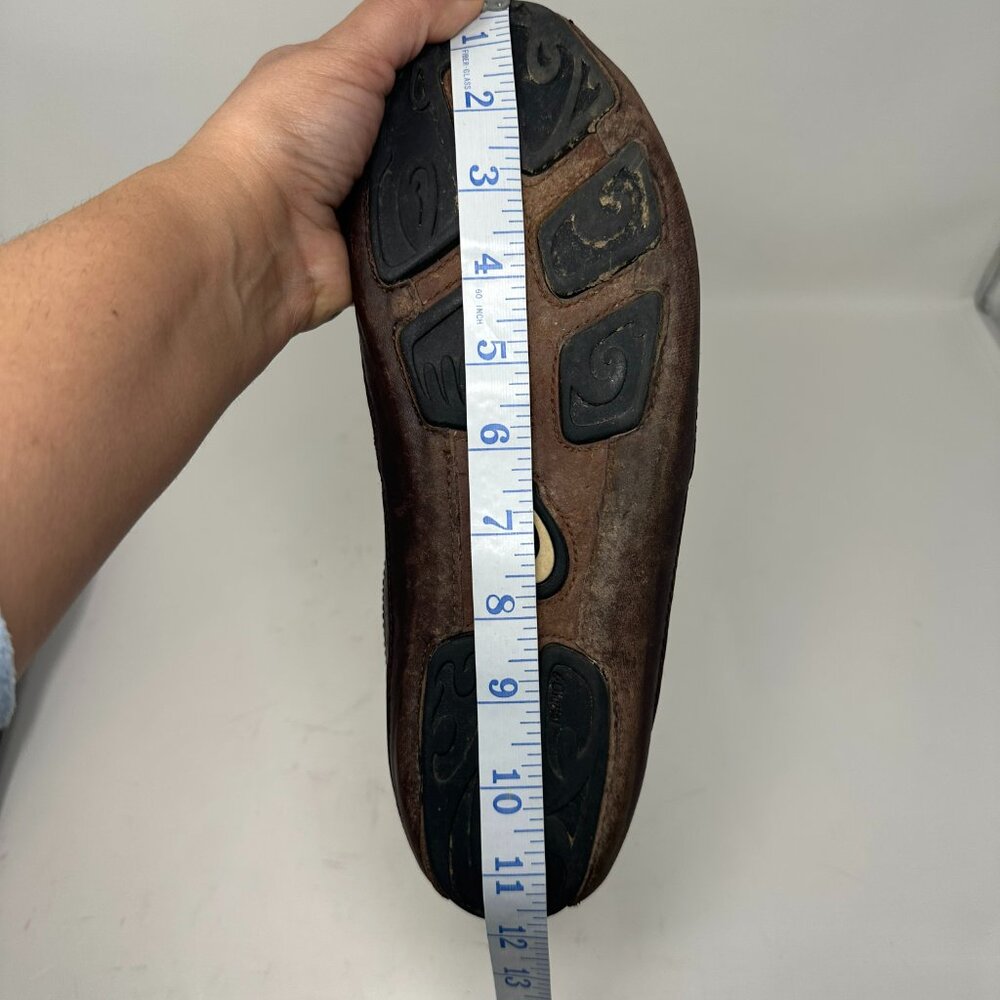 OLUKAI Moloa Men’s Size 10.5 Brown Leather Casual Loafers - Picture 12 of 14